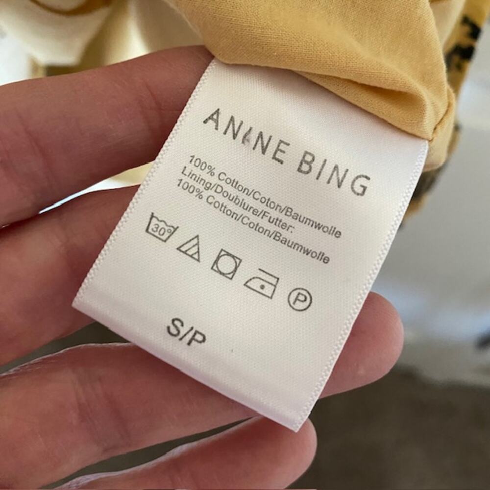 Anine Bing Black and Tan Mini Dress - Picture 9 of 10